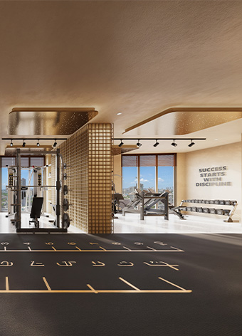 Gymnasium at Avhad Homestead