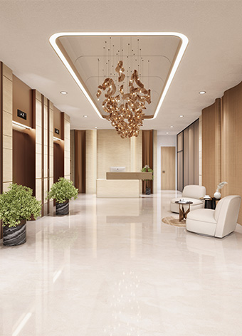 Grand Lobby at Avhad Homestead